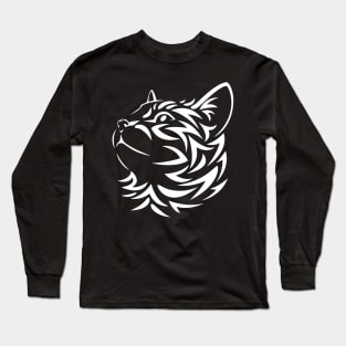 Tribal Cat Long Sleeve T-Shirt